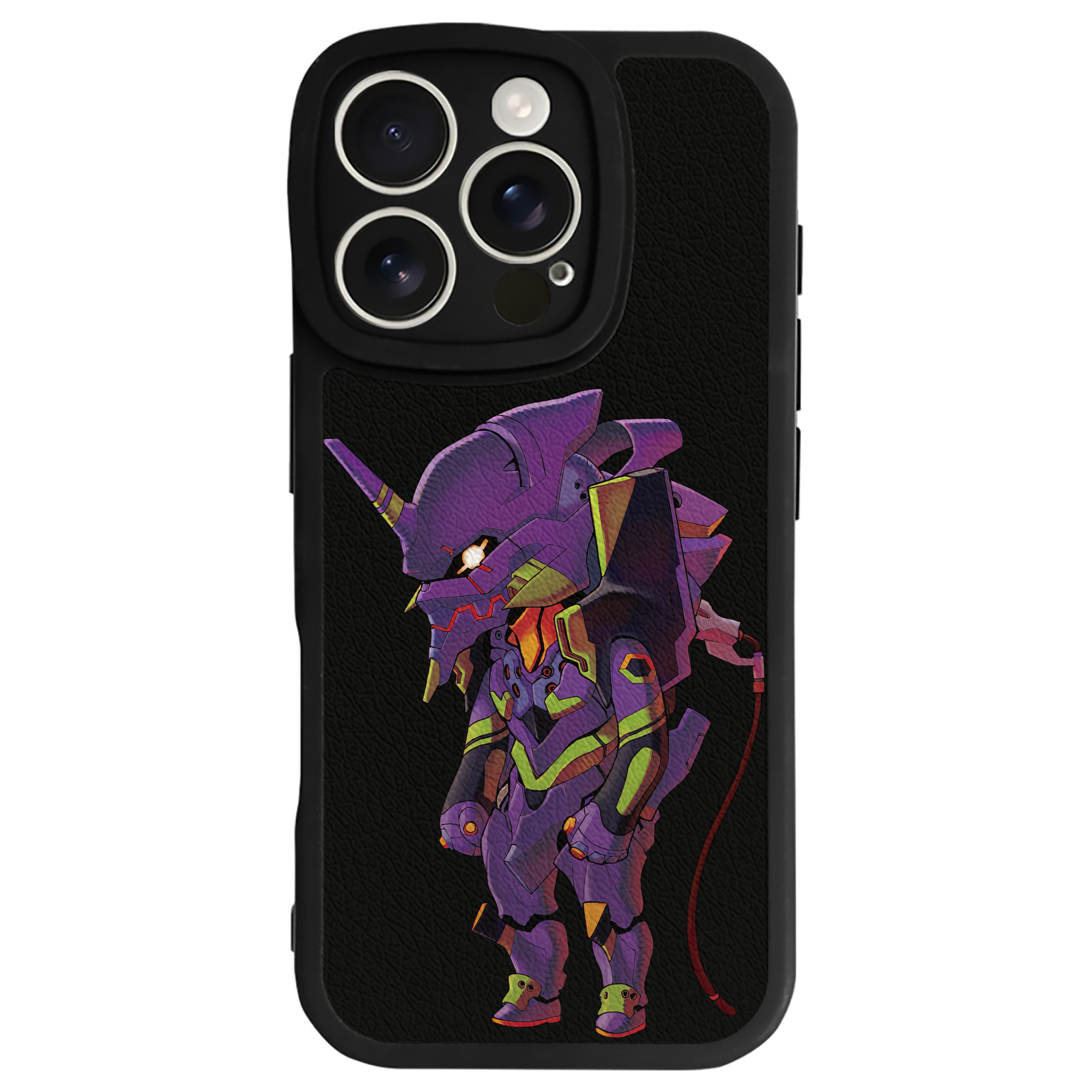 （画像用） EVA 新世紀エヴァンゲリオン 【iPhone 16シリーズ対応】シリコンスマホケース（レザー調） 材質：シリコン